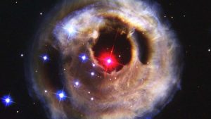 Estrela V838 Monocerotis. (Créditos: NASA/ESA/Hubble).