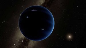 Ilustração artística do Planeta 9. (Créditos: Caltech/R. Ferido [IPAC]).