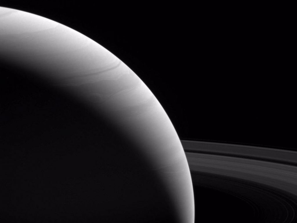 A câmera de grande angular da Cassini levou a imagem acima em 25 de fevereiro de 2017.