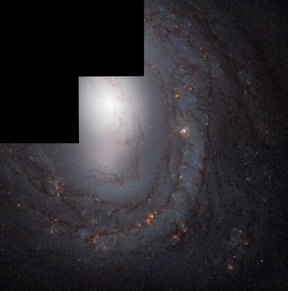 A M58, localizada a 62 milhões de anos-luz da Terra.
