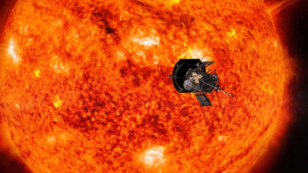 illustration-parker-solar-probe-spacecraft-approaching-sun