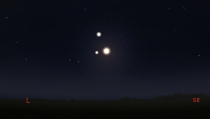 De quarentena? Aproveite para ver a Lua e Júpiter "coladinhos" no céu! -  UOL TILT